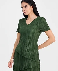Connected Petite Jacquard Sheath Dress