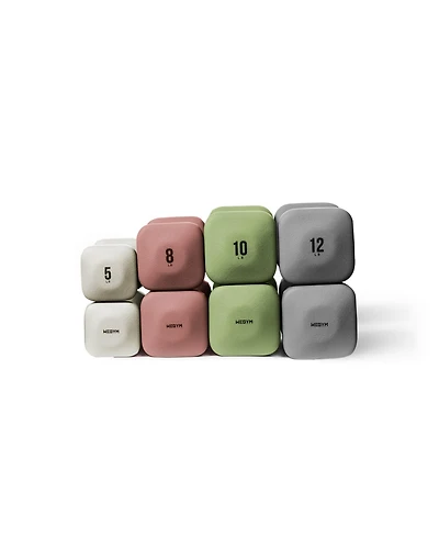 WeGym PreWeGym SafeGrip Dumbbells Medium Set