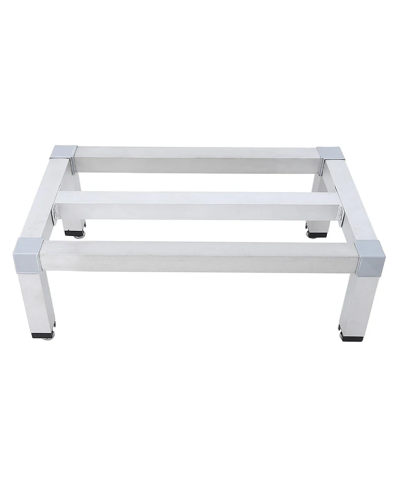 Homfan Heavy Duty Aluminum Storage Rack - Rust-Resistant Organizer with Non-Slip Feet,for Bathroom, Kitchen