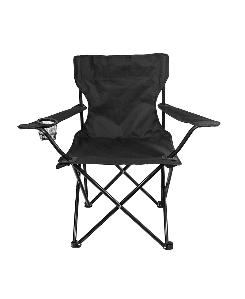 Stansport Folding Arm Chair with Dual Cup Holders