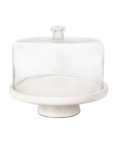 Godinger Marble Footed 11.9" Cake Stand