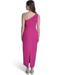 Eliza J Women's One-Shoulder Pleated Midi Dress