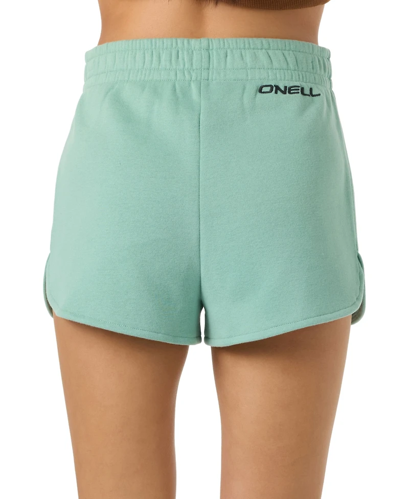 O'Neill Women's Tropic Melt Scallop Relaxed-Fit Shorts