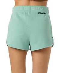 O'Neill Women's Tropic Melt Scallop Relaxed-Fit Shorts