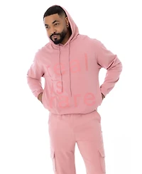 Dai Moda Men's Real is Rare Jersey Hoodie