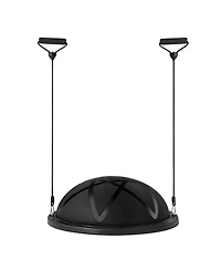 Mecale Half Balance Ball Trainer 660 lbs with Bands for Home Gym