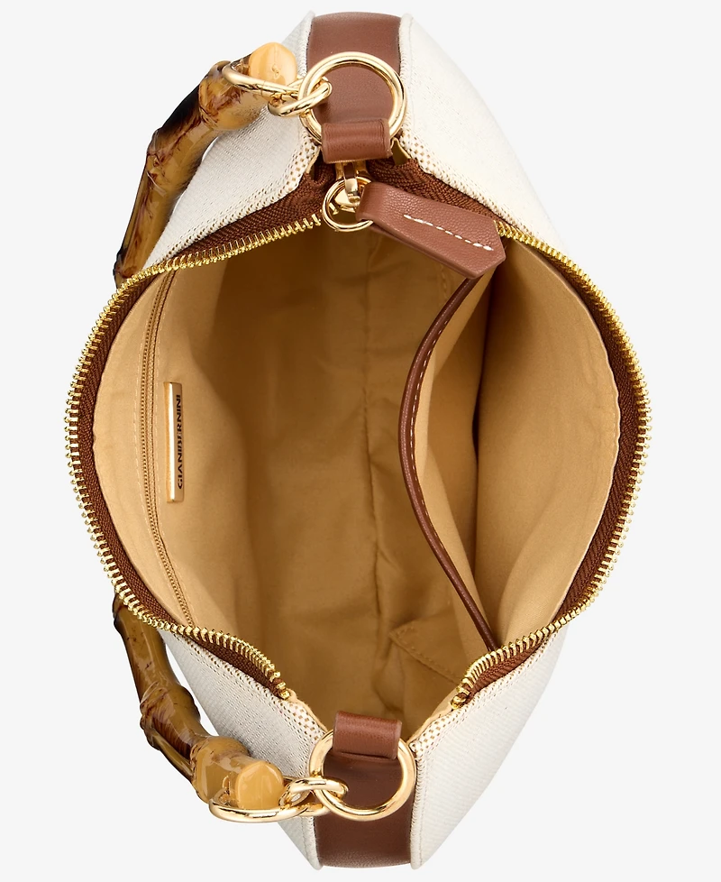 Giani Bernini Linen Bamboo Handle Hobo, Macy's Exclusive