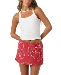O'Neill Women's Townes Floral Pull-On Skort