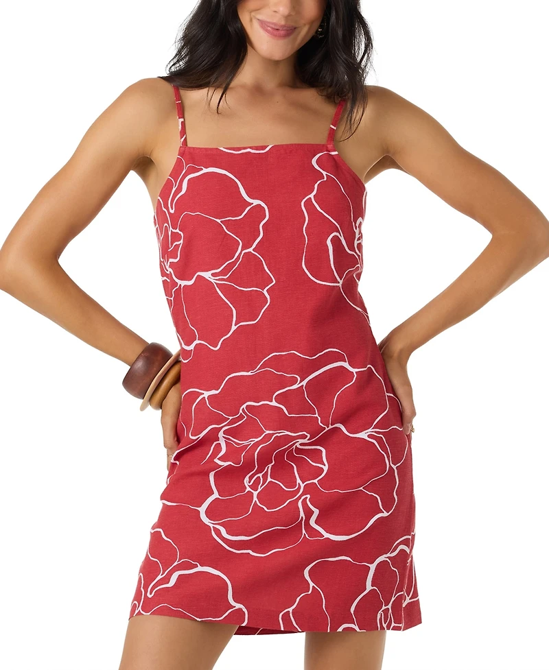 O'Neill Women's Cecilia Square Neck Floral Dress