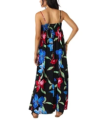 O'Neill Women's Nickie Square Neck Floral Dress