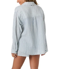 O'Neill Women's Cotton Leni Striped Shirt