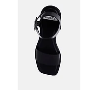 Rag & Co Women's Tayana Chunky Buckle Strap Flats