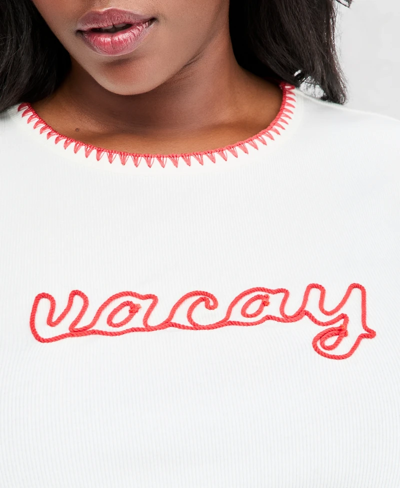 On 34th Trendy Plus Vacay Graphic T-Shirt, Macy's Exclusive