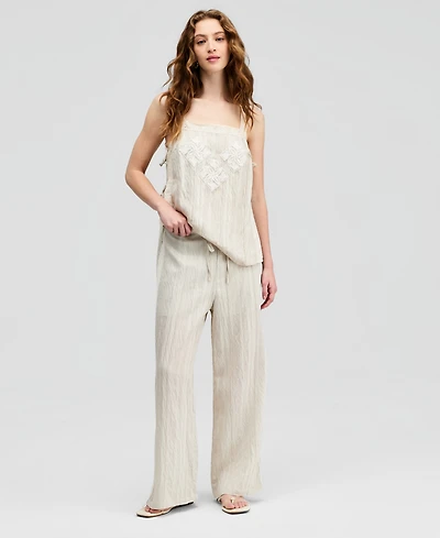 And Now This Women's Wide-Leg Drawstring Pants, Macy's Exclusive