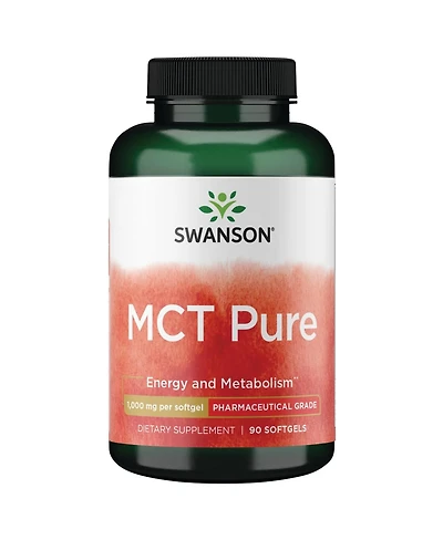 Swanson Pharmaceutical Grade Mct Pure 1000 Milligrams 90 Sgels
