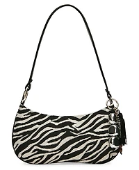 Steve Madden Bsabine Small Pebbled and Tassled Shoulder Handbag