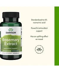 Swanson Rosemary Extract 500 Milligrams 60 Capsules