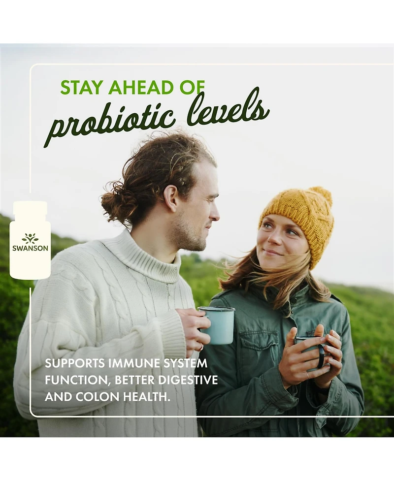 Swanson Dr. Stephen Langer's Formula Probiotic w/ Fos Prebiotic, 16 Strains, Digestive Support, 3.2 Billion Cfu per Capsule, 60 Veggie Capsules