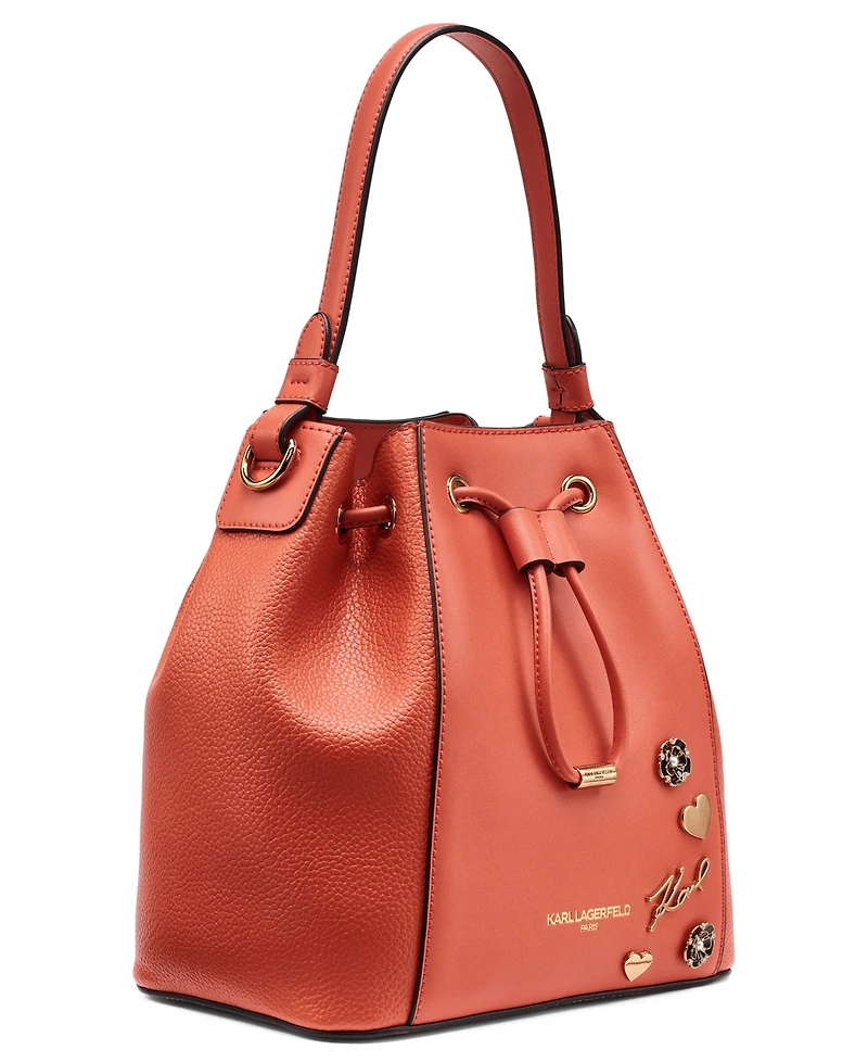 Karl Lagerfeld Paris Adele Extra-Large Bucket Handbag