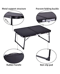 Gnuadz Foldable Laptop Desk Bed Table Portable Storage