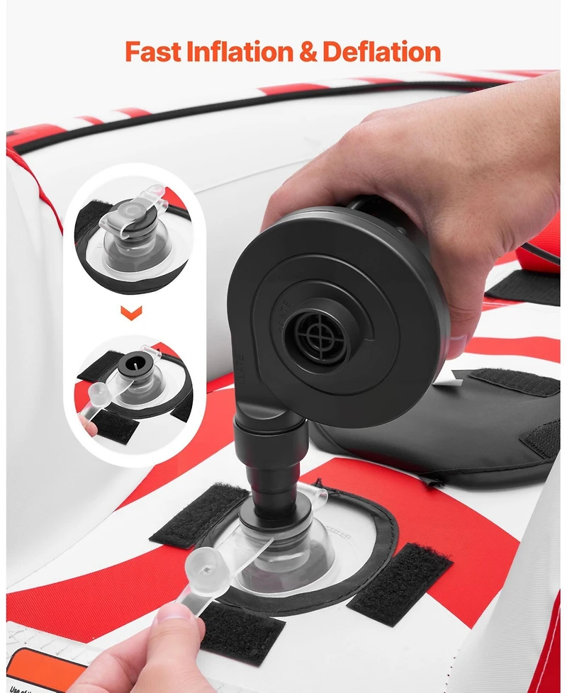 Mecale 2-Rider Towable Tube for Boating 340 lbs Dual Cockpit Design