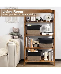 Gnuadz Cube Storage Baskets Woven Closet Organizer Shelf Bins