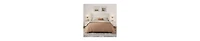 gaomon Bed Frame with Wingback Headboard, Velvet Upholstered Platform Bed Frame, Strong Wooden Slats, No Box Spring Needed