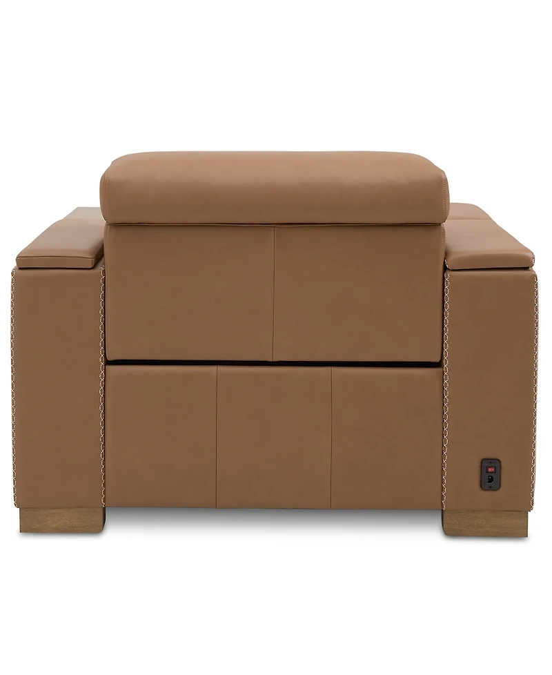 Holtman 33" Leather Power Recliner