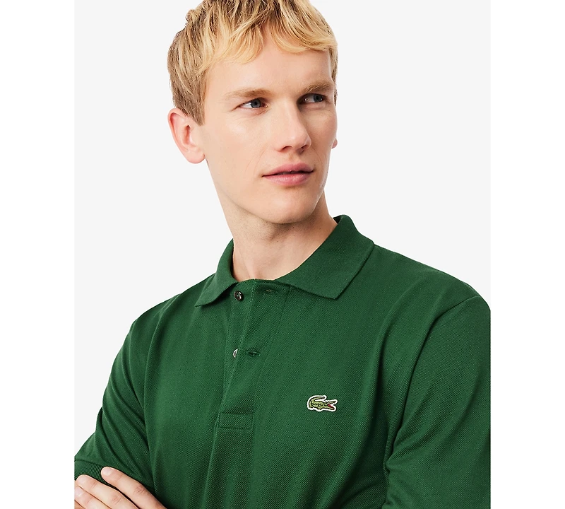 Lacoste Men's L.12.12 Classic-Fit Short-Sleeve Pique Polo Shirt