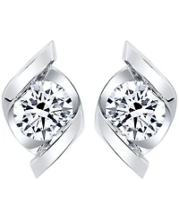 Macy's Certified Lab Grown Diamond Stud Earrings (2 ct. t.w.) 14k White Gold (Also Available Yellow Gold)