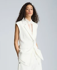 Kenneth Cole Women's Sleeveless Vest with Removable Shirt