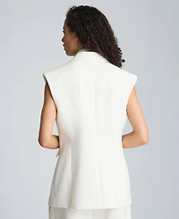 Kenneth Cole Women's Sleeveless Vest with Removable Shirt