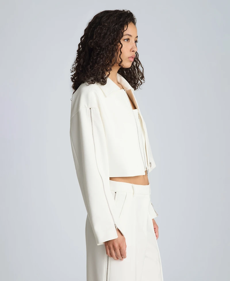 Kenneth Cole Women's Collared Neck Jacket