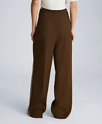 Kenneth Cole Women's High-Rise Side Piping Pants