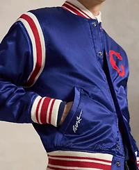 Polo Ralph Lauren Men's Ribbed Baseball Collar Jacket