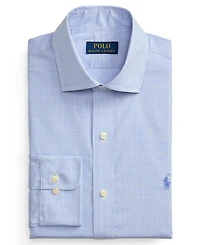 Polo Ralph Lauren Men's Regent Classic Fit Checked Poplin Dress Shirt
