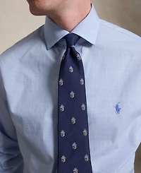 Polo Ralph Lauren Men's Regent Classic Fit Checked Poplin Dress Shirt