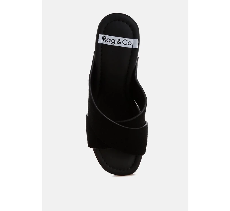 Rag & Co Women's Mearsk Genuine Suede Leather Clogs