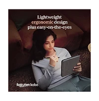 Kobo Libra Colour eReader with Dusk SleepCover Case and Ac Bundle