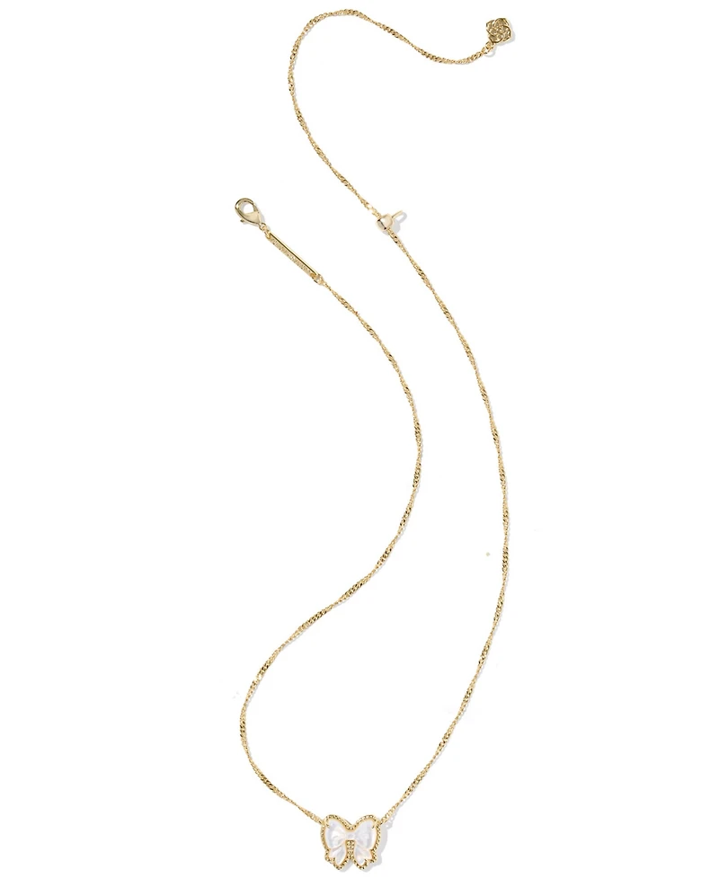 Kendra Scott Haley Bow Short Pendant Necklace, 16" + 3" extender