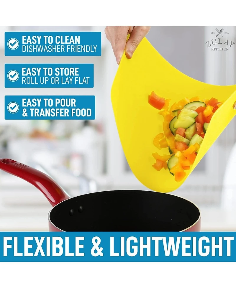 Thick & Durable Flexible Cutting Mats (Set of 3)