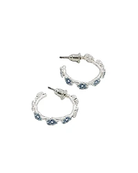 Fable England Forget-Me-Not Stud Hoop Earrings