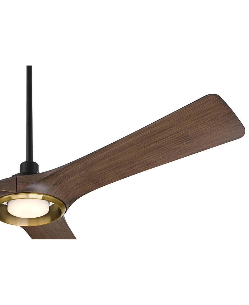 Casa Vieja 56" Ethos Indoor Outdoor Ceiling Fan 3 Blade Led Light Remote control