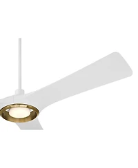 Casa Vieja 56" Ethos Modern Indoor Outdoor Ceiling Fan 3 Blade Led Light Remote Control
