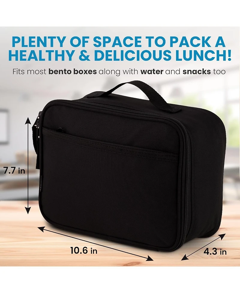 Insulated Lunch Bag With Spacious Compartment & Built-In Handle