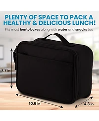 Insulated Lunch Bag With Spacious Compartment & Built-In Handle