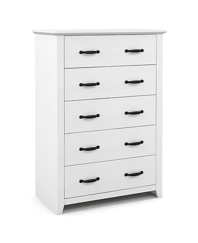 Slickblue Tall 5-Drawer Storage Dresser for Bedroom and Living Area