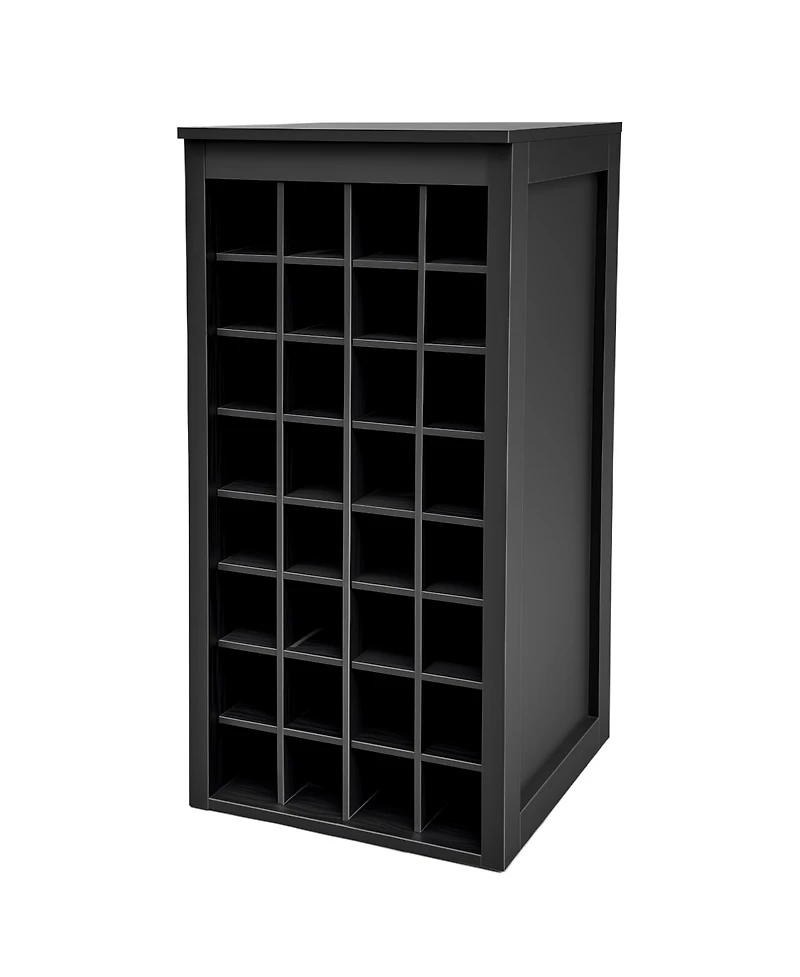 Flynama Modular 32-Bottle Wine Bar Buffet Cabinet