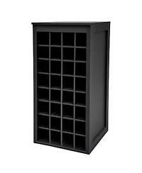 Flynama Modular 32-Bottle Wine Bar Buffet Cabinet