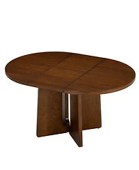 Streamdale Furniture Solid Wood Extendable Dining Set for 4